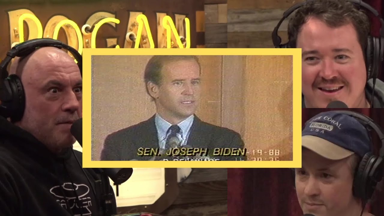 Joe Rogan LOSES IT TO Hilarious Old Video Of Joe Biden Lying